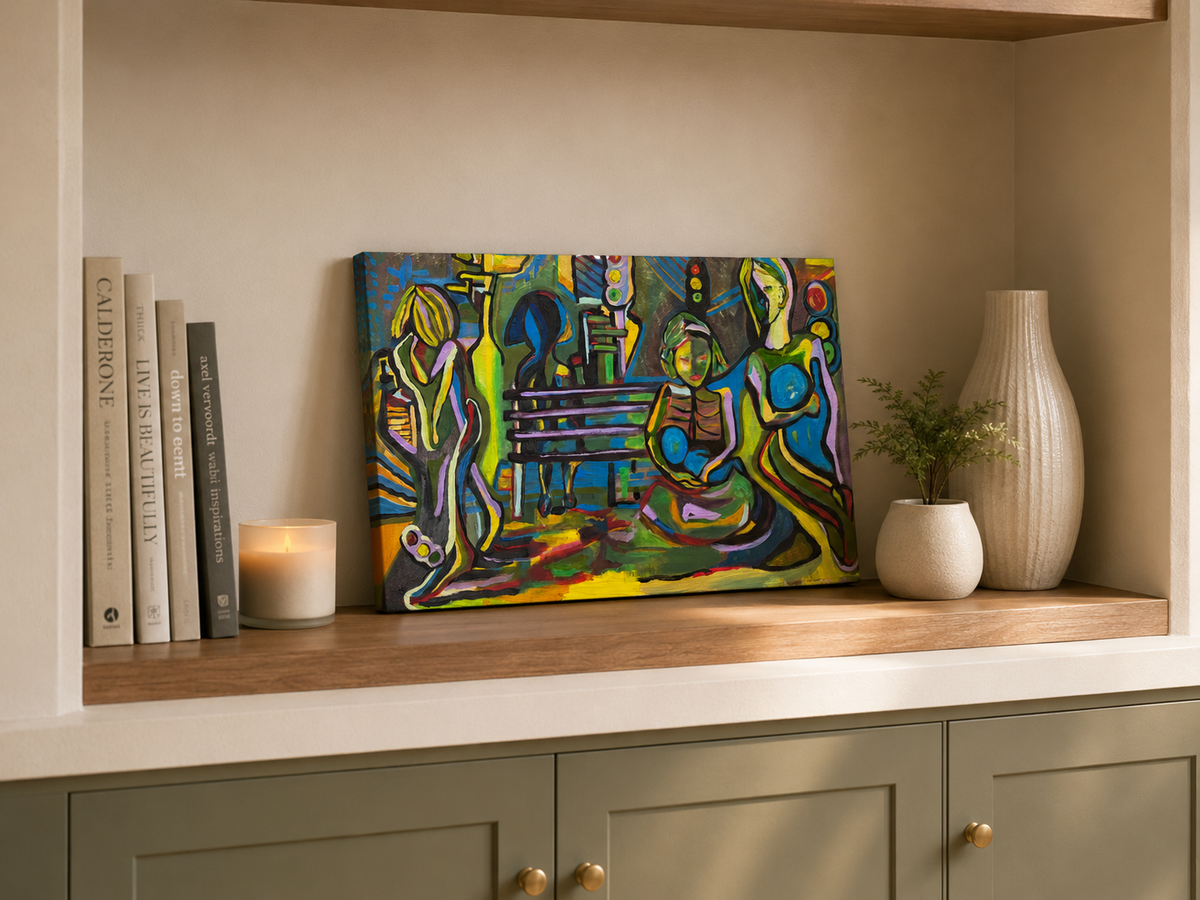 Jay Street, Brooklyn Family Court - Canvas Print