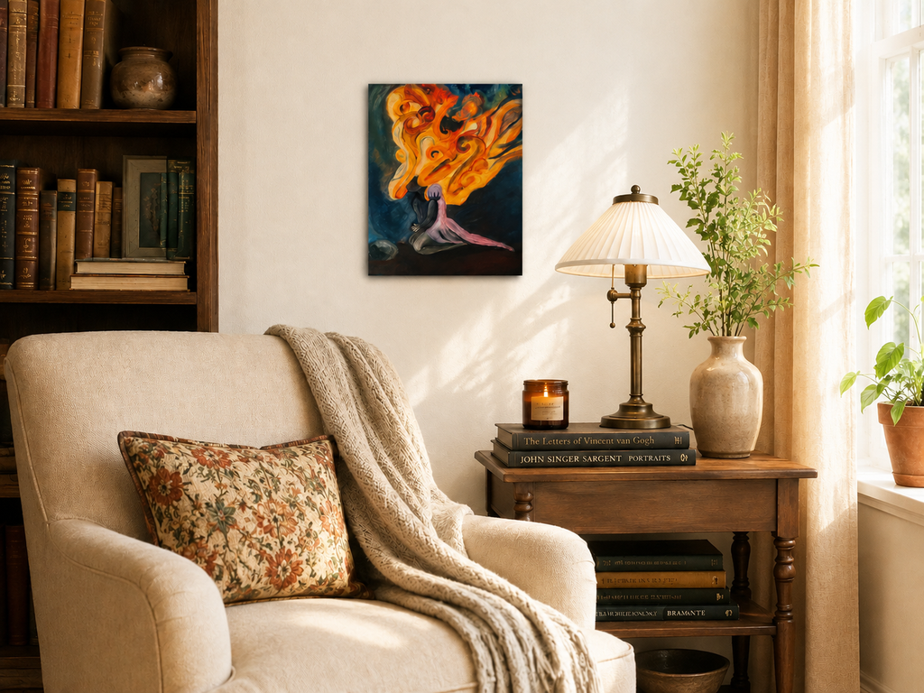 Savant Girl on Fire - Canvas Print
